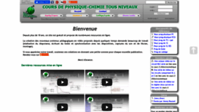 What Physagreg.fr website looked like in 2020 (3 years ago)