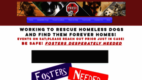 What Pauseforpawsinc.org website looked like in 2020 (3 years ago)