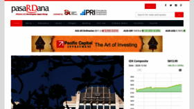 What Pasardana.id website looked like in 2020 (4 years ago)
