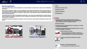 What Parlamento.it website looked like in 2020 (3 years ago)