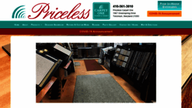 What Pricelesscarpetone.com website looked like in 2020 (4 years ago)