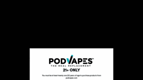 What Podvapes.com website looked like in 2020 (3 years ago)