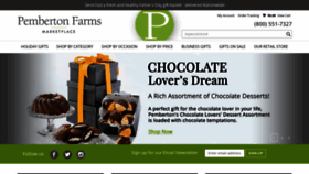 What Pembertonfarms.com website looked like in 2020 (3 years ago)