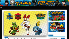 What Pokemon-project.com website looked like in 2020 (3 years ago)