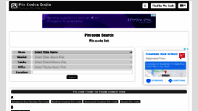 What Pincodein.com website looked like in 2020 (3 years ago)