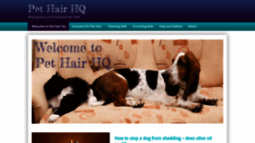 What Pethairhq.com website looked like in 2020 (3 years ago)