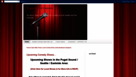 What Pugetsoundcomedy.com website looked like in 2020 (3 years ago)