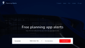 What Planning.org.uk website looked like in 2020 (4 years ago)