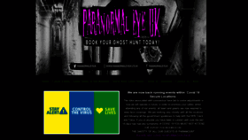 What Paranormaleyeuk.co.uk website looked like in 2020 (3 years ago)