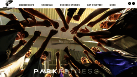 What Parkfitsp.com website looked like in 2020 (3 years ago)