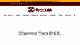 What Pilgrimfaith.org website looked like in 2020 (3 years ago)