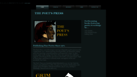 What Poetspress.org website looked like in 2020 (5 years ago)