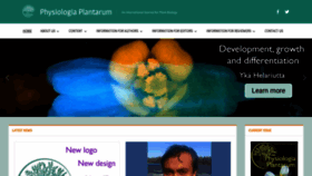 What Physiologiaplantarum.org website looked like in 2020 (3 years ago)