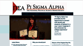 What Pisigmaalpha.org website looked like in 2020 (3 years ago)