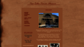 What Pasoroblespioneermuseum.org website looked like in 2020 (3 years ago)