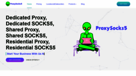 What Proxysocks5.com website looked like in 2020 (3 years ago)