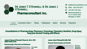 What Pharmaconsultantinc.com website looked like in 2020 (3 years ago)