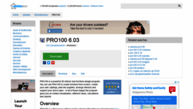 What Pro100-2.updatestar.com website looked like in 2020 (3 years ago)