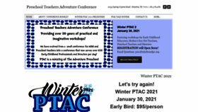 What Ptacconference.org website looked like in 2020 (3 years ago)