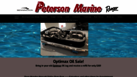 What Petersonmarine1.com website looked like in 2020 (3 years ago)