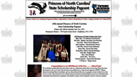 What Princessofnc.com website looked like in 2020 (3 years ago)