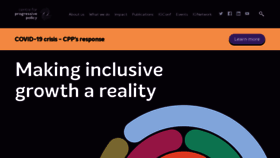 What Progressive-policy.net website looked like in 2020 (4 years ago)
