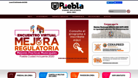 What Pueblacapital.gob.mx website looked like in 2020 (3 years ago)