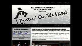 What Puttinonthehits.com website looked like in 2020 (5 years ago)