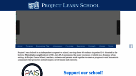 What Projectlearnschool.org website looked like in 2020 (3 years ago)