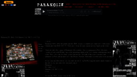 What Paranoizenola.com website looked like in 2020 (3 years ago)