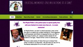 What Playfulpotter.com website looked like in 2020 (3 years ago)