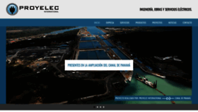 What Proyelec.org website looked like in 2020 (3 years ago)