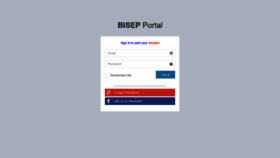 What Portal.bisep.edu.pk website looked like in 2020 (3 years ago)
