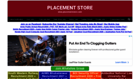 What Placementstore.com website looked like in 2020 (3 years ago)