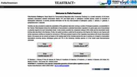 What Pathoyeastract.org website looked like in 2020 (3 years ago)