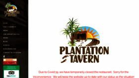 What Plantationtavern.com website looked like in 2020 (3 years ago)