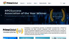 What Primeglobal.net website looked like in 2020 (3 years ago)