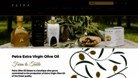 What Petraoliveoil.com.au website looked like in 2020 (3 years ago)