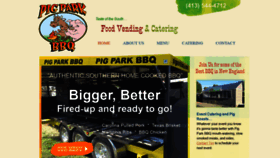 What Pigparkbbq.com website looked like in 2020 (3 years ago)
