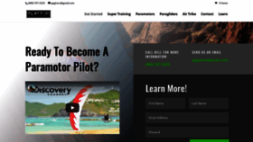 What Paraglidermall.com website looked like in 2020 (3 years ago)