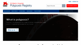 What Polyposisregistry.org.uk website looked like in 2020 (3 years ago)