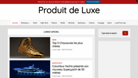 What Produit-luxe.com website looked like in 2020 (3 years ago)