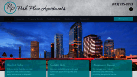 What Parkplacetampa.com website looked like in 2020 (3 years ago)