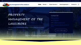 What Pmlakeshore.com website looked like in 2020 (3 years ago)