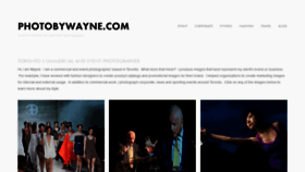 What Photobywayne.com website looked like in 2020 (3 years ago)