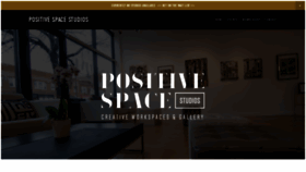 What Positivespacestudios.com website looked like in 2020 (3 years ago)