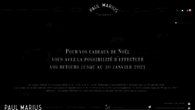 What Paulmarius.fr website looked like in 2020 (3 years ago)