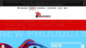 What Pbbackdrops.com website looked like in 2020 (3 years ago)