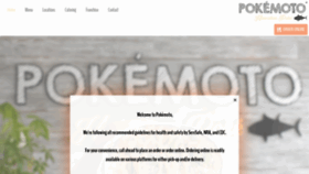 What Pokemoto.com website looked like in 2020 (3 years ago)