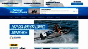 What Personalwatercraft.com website looked like in 2020 (3 years ago)